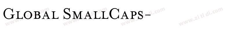 Global SmallCaps字体转换